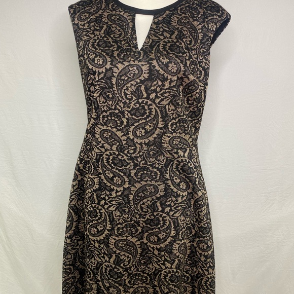 Tommy Hilfiger, dress size 10,Metallic, black and gold . - Picture 2 of 10